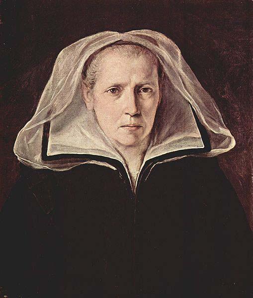 Guido Reni Portrait of an old woman oil painting image